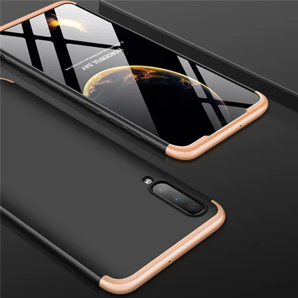 Black gold Чехол для samsung Galaxy A70, индивидуальная простроченная защита+ ультратонкая защитная задняя крышка для телефона, чехол для Galaxy A 70 - Цвет: Black gold