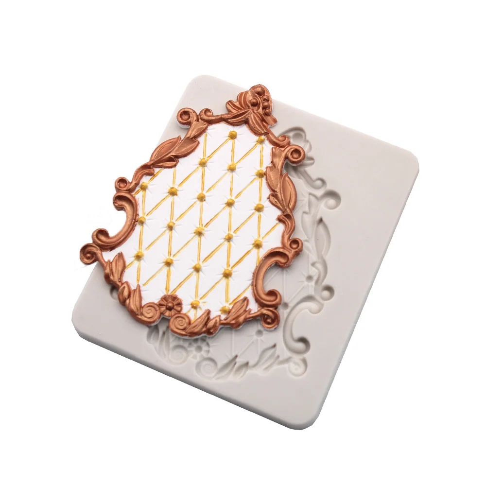 

Европейский узор силиконовая форма инструмент для украшения торта шоколадная помадка форма для торта мягкие конфеты инструмент