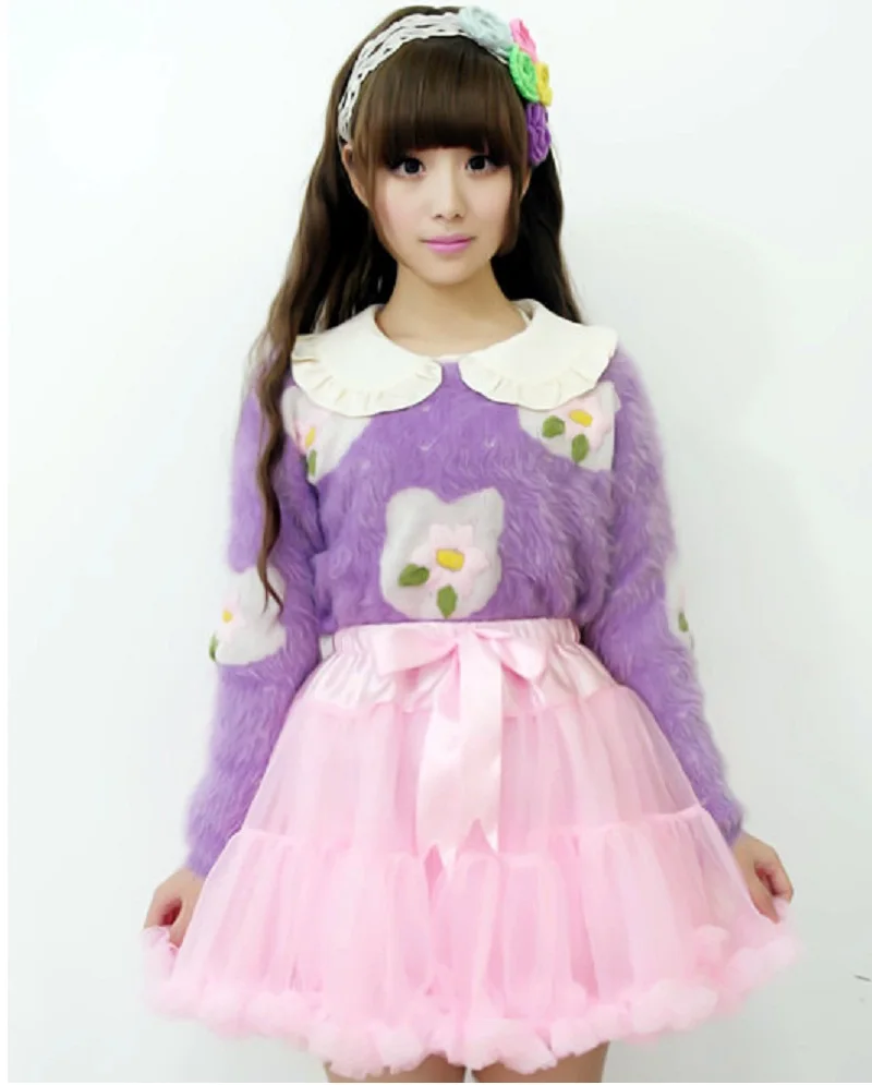 Юбка пачка Женская Тюлевая 4 цвета|saia feminina|tutu tulle skirttulle skirt |