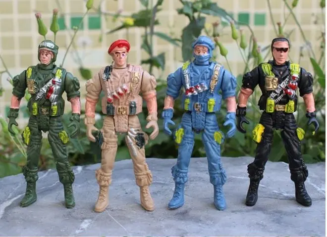 50Piece/Lot Size 10-11CM Gift Toys Gi Joe Military Can movable Soldiers C3456 | Игрушки и хобби