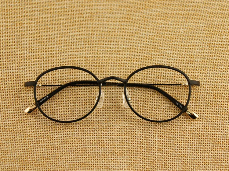 Ultem круглые женские очки для близорукости Из Вольфрамового титана ультралегкие