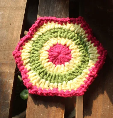 Вязаные подставки ручной работы коврик для стола Mori Doilies подстаканник съемки