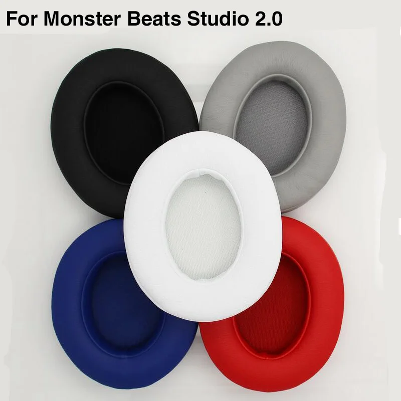 

Leather Headphone Foam For Monster Beats Studio 2.0 3.0 headset ear pads buds Sponge cushion Earbud Replacement Covers 2pcs/pair