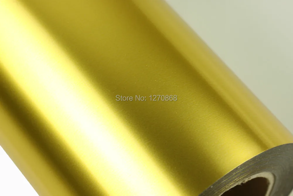 

24" HOT SALE!! Matte Gold PET Film Manufacture 30m