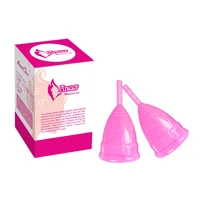 10 pcs lady menstrual collector menstruation cup feminine hygiene period copa de silicona medica reusable aneercare