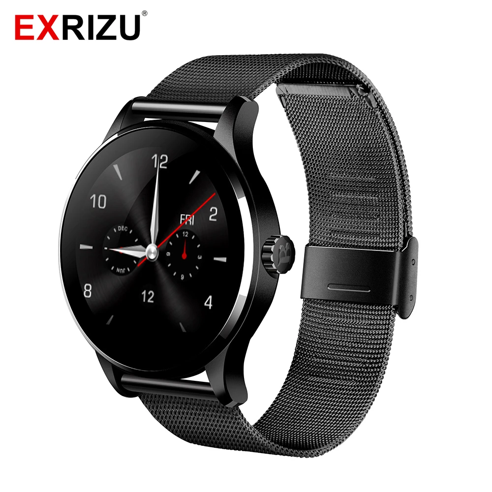 EXRIZU K88H MTK2502C Bluetooth Смарт часы монитор сердечного ритма Smartwatch браслет шагомер Здоровье Фитнес браслет для телефона