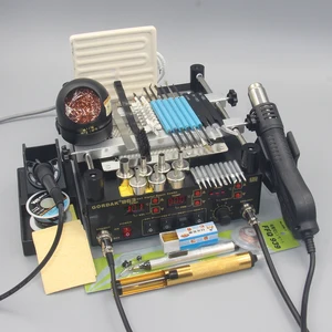 Gordak 863 электрический паяльник 3 в 1, Электрическая станция, пистолет с горячим воздухом