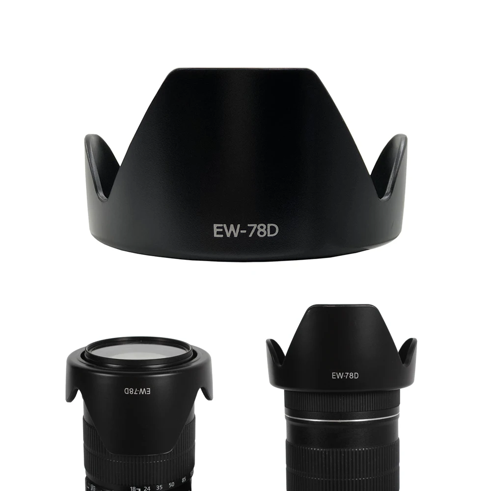 EW78D Petal Flower Lens Hood Replace EW-78D for Canon EF 18-200mm f/3.5-5.6 IS 28-200mm USM | Электроника