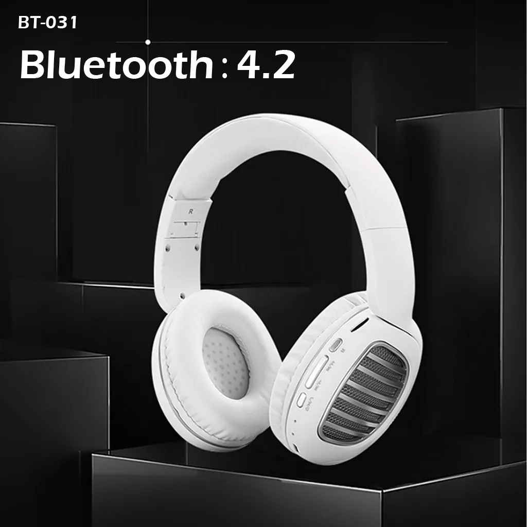 Беспроводная гарнитура Bluetooth 4 2 стерео накладные складные наушники Встроенный