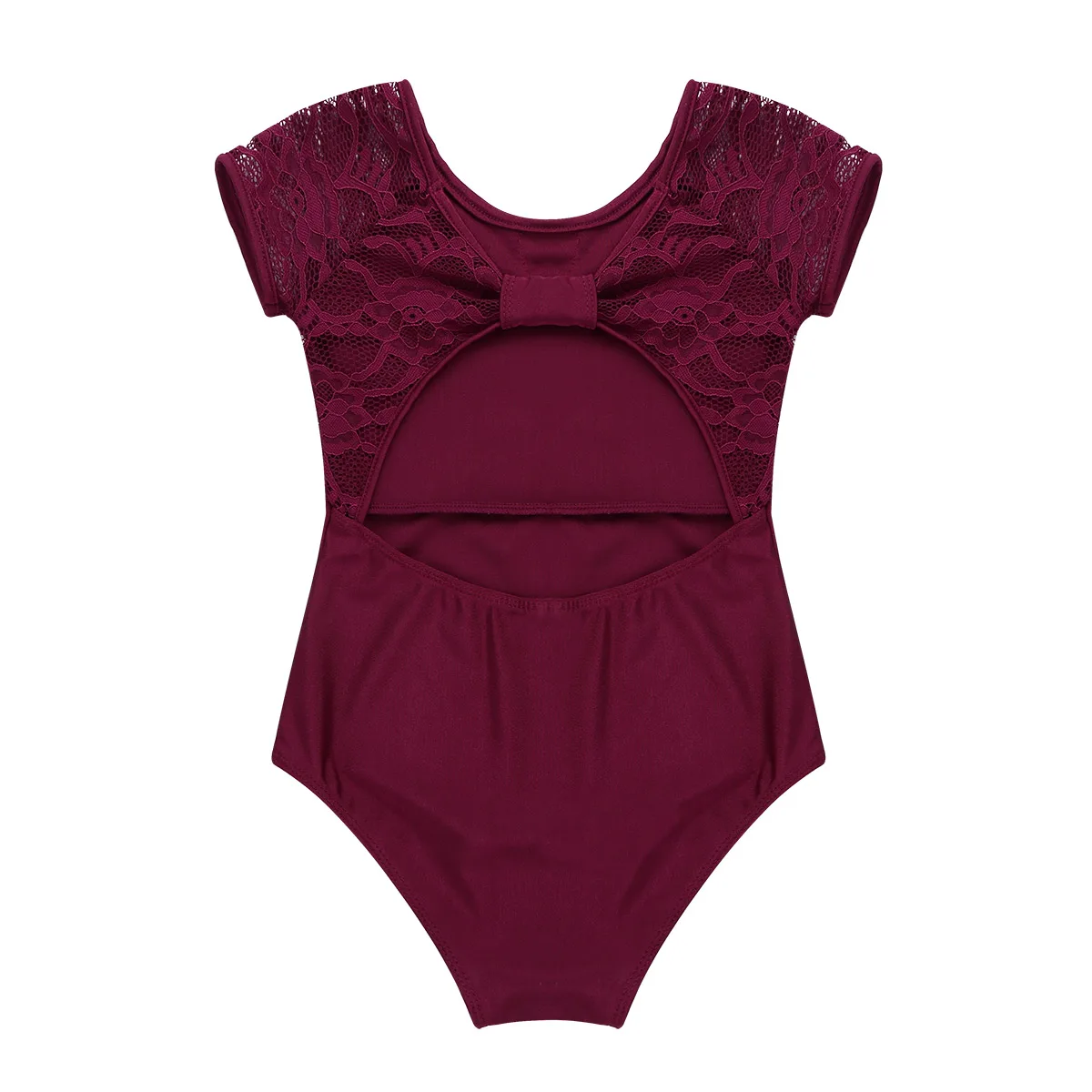 IEFIEL Ballerina Toddler Ballet Leotards for Girls Short Sleeves Floral Lace Camisole Dress Gymnastics Leotard Dance Wear | Детская