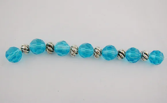 DoreenBeads бисер из сплава цинка Круглые античные серебряные цветные полоски резные