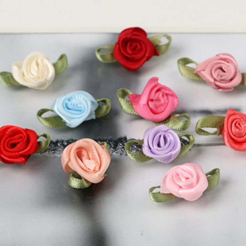 50PCS rose flowers Hair Accessories DIY Flower Bouquet Flowers Decorations No clips for headband | Детская одежда и обувь