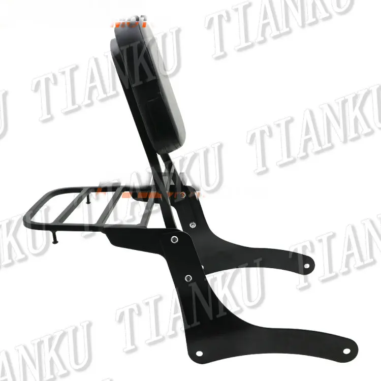Matte Black Motorcycle Backrest Sissy Bar Luggage Rack For KAWASAKI Vulcan VN900 2006-2017 |