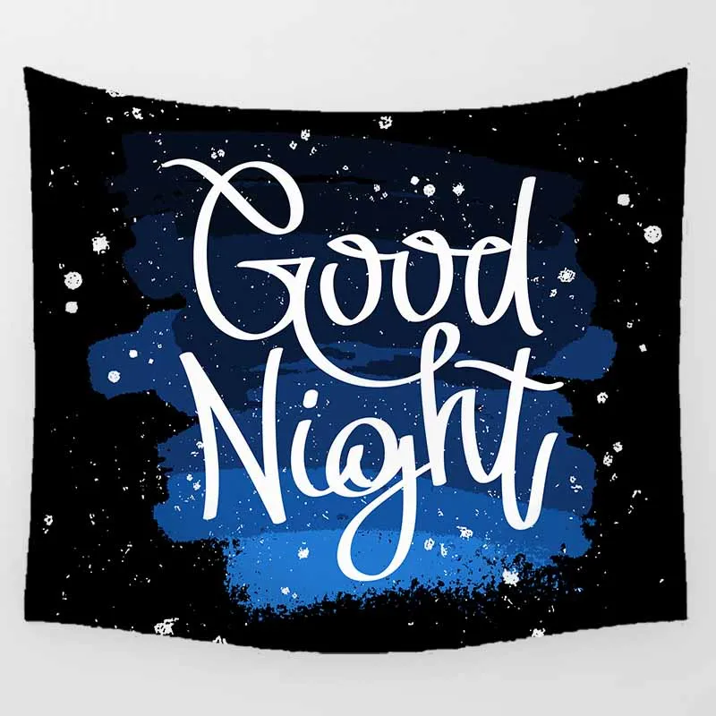 13 Гобелен с единорогом hi baby good night настенный гобелен для украшения дома большой прямоугольный настенный гобелен для спальни - Цвет: 13
