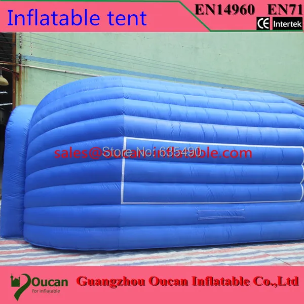 Синие вечерние надувные палатки из ткани Оксфорд для мероприятий надувная
