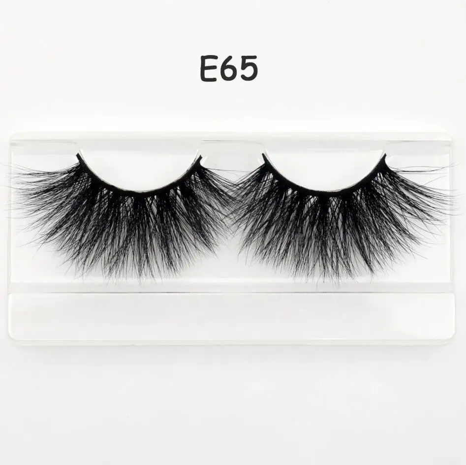 visofree E65 Visofree 25 мм ресницы 5D норковые драматические толстые длинные 3D норковые Накладные ресницы ручной работы Накладные ресницы макияж maquillaje - Цвет: visofree E65