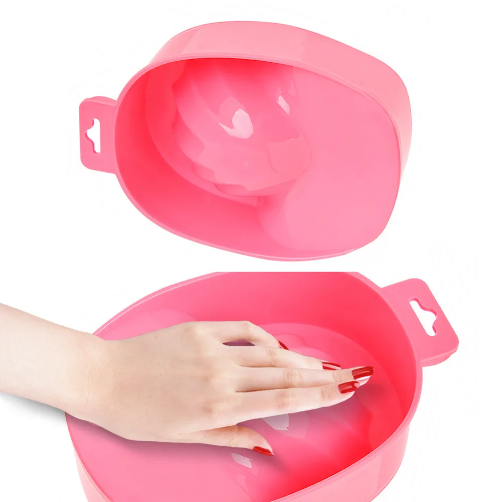 1 шт для маникюра средство мытья замочить чаша DIY салон Nail Spa Ванна чистой полезные