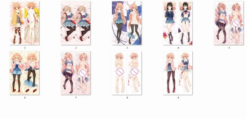 Популярная наволочка из аниме за границу Mirai kuriama Kyokai no Kanata Mitsuki Nase наволочка|pillow