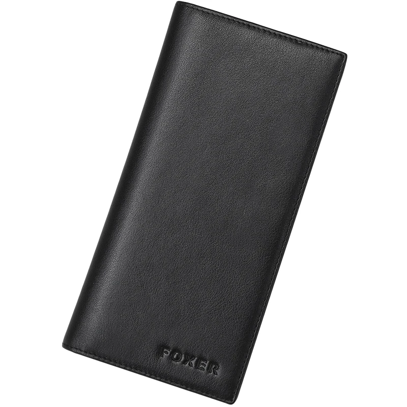 FOXER бренд натуральной коровьей Для мужчин длинный кошелек Мода 2017 г. Бизнес