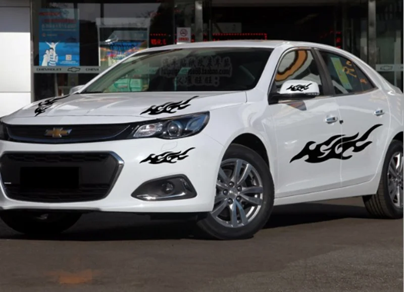 5 видов цветов персонализированные стикеры и наклейки для автомобиля