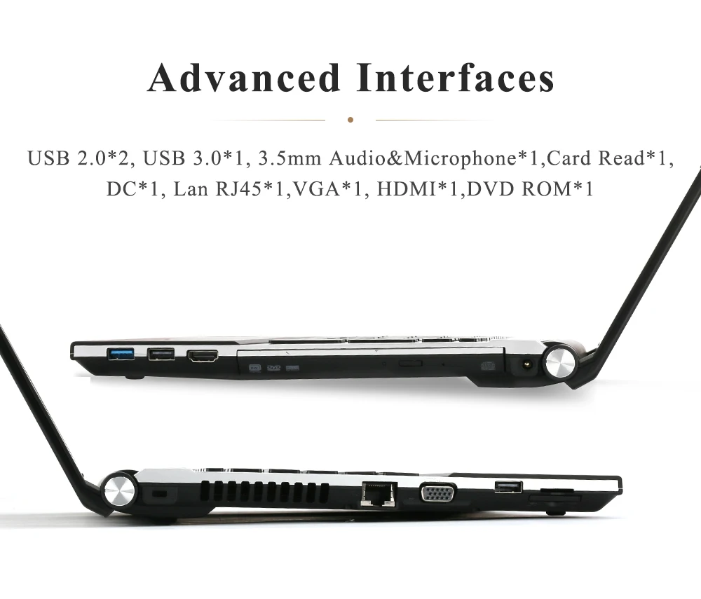 15,6 дюймов intel dual core i7 4 Гб ОЗУ 128 Гб SSD 500 Гб HDD 1920x1080P wifi bluetooth DVD Rom Windows 10 ноутбук ПК компьютер Ноутбук