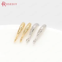 3 color can picked 12pcs 9x15mm 24k gold color plated brass earrings hooks high quality diy jewelry accessories