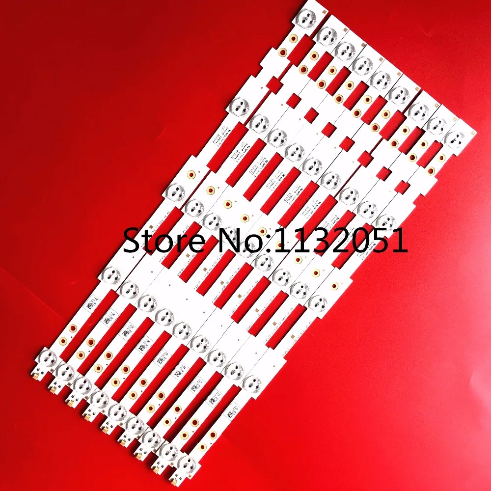 9 шт./лот 3" светодиодный полосы SW 39 3228 05 REV1.1 120814 5 светодиодный S(1 светодиодный 3 V) 420 мм
