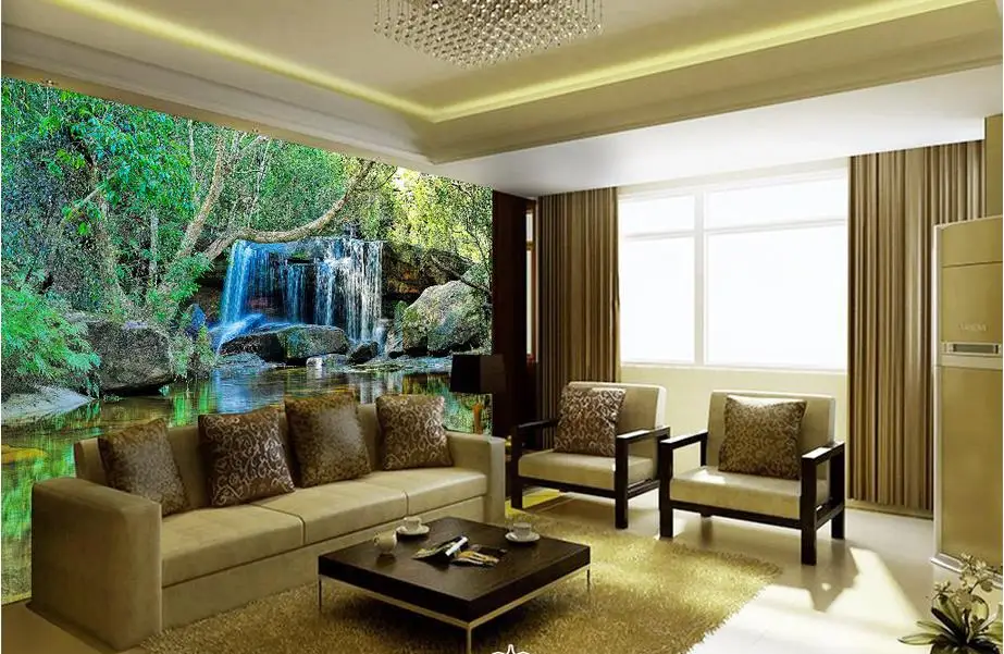 Настенные 3D обои на заказ пейзаж фоны Живописные фрески|landscape wallpaper|3d landscape wallpaper3d