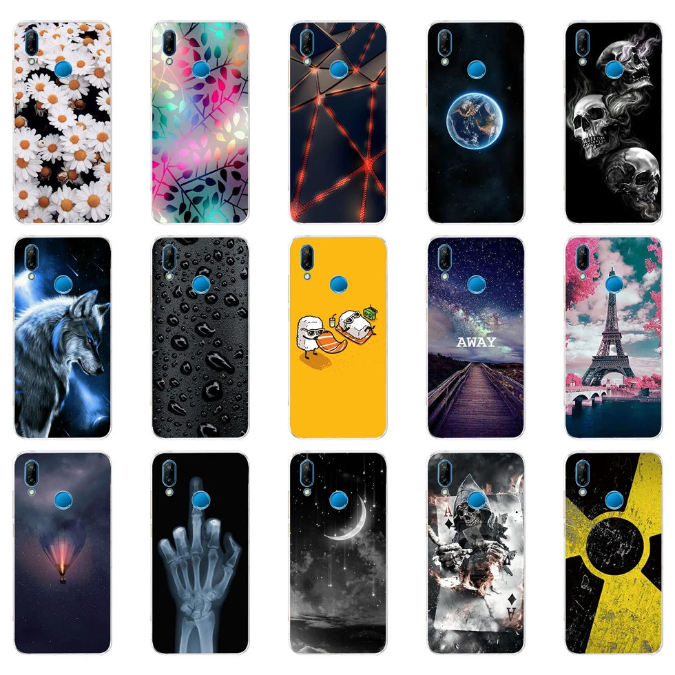 K силиконовый чехол для huawei Nova 3 3i из мягкого ТПУ задняя крышка Nova3 nova3i INE-LX2 INE-LX9