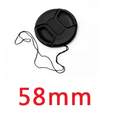 10pcs58mm 10 шт. Камера объектив Кепки держатель крышки Камера Лен Обложка для Canon Nikon sony Olypums Fuji Lumix 37/46 /49/52/55/58/62/67/72/77/82 мм - Цвет: 10pcs58mm