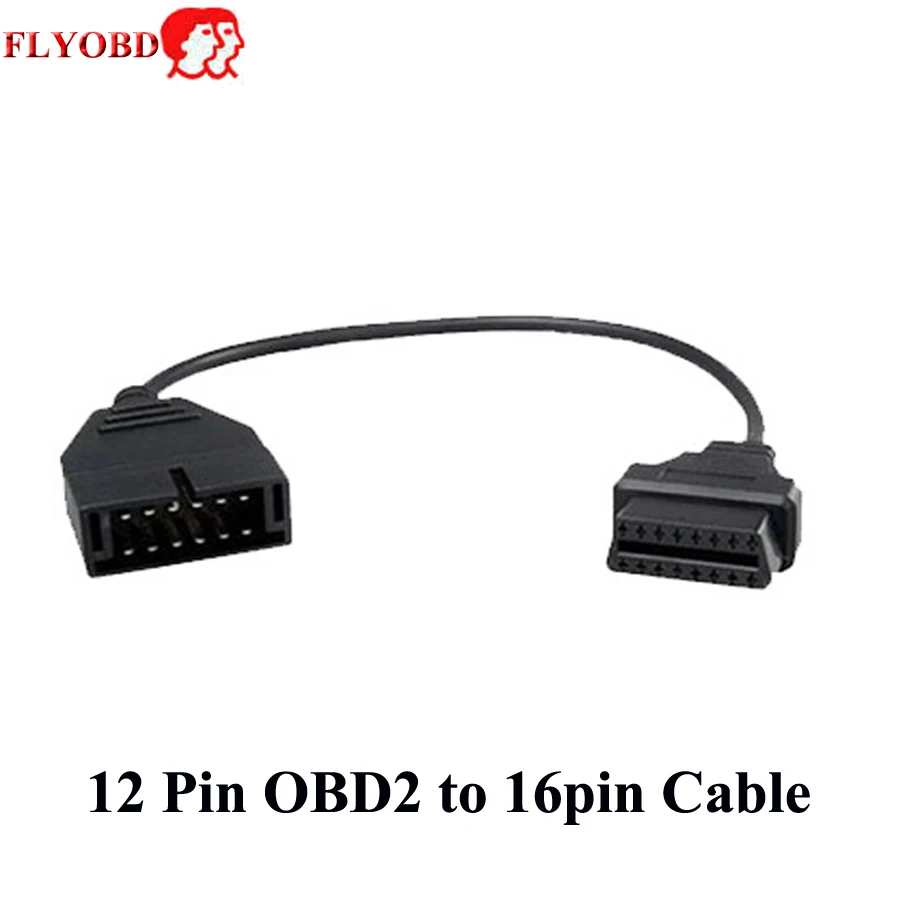 

2019 Hot sale OBD/OBD2 Connector for G M 12 Pin Adapter to 16Pin Diagnostic Cable G M 12Pin to 16pin For G M Vehicles