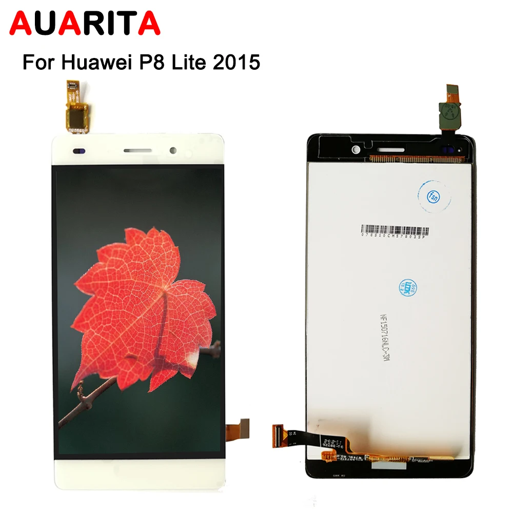 1 шт. ЖК-дисплей для huawei P8 Lite Дисплей с сенсорной панелью Экран планшета рамкой