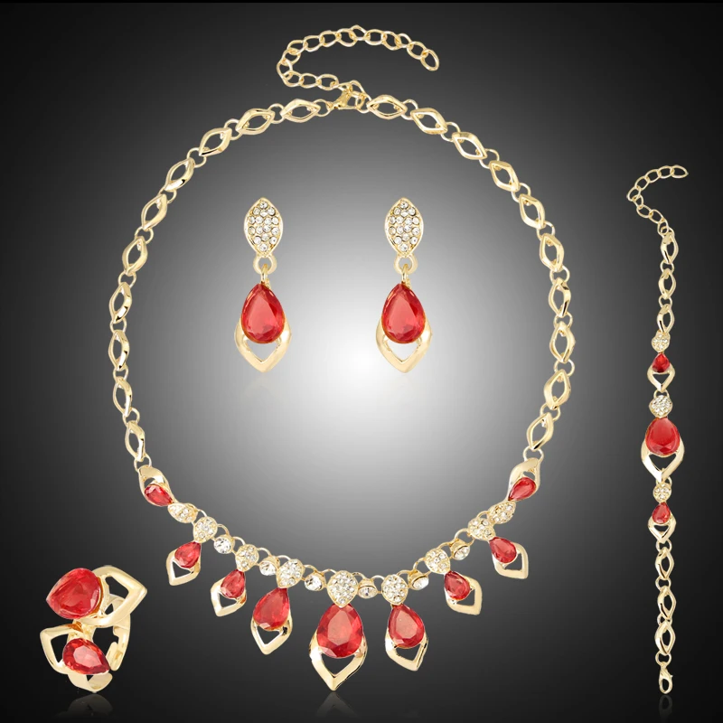 2017 лидер продаж Новинка Rhinestone Мода завод дамы капли воды Цепочки и ожерелья