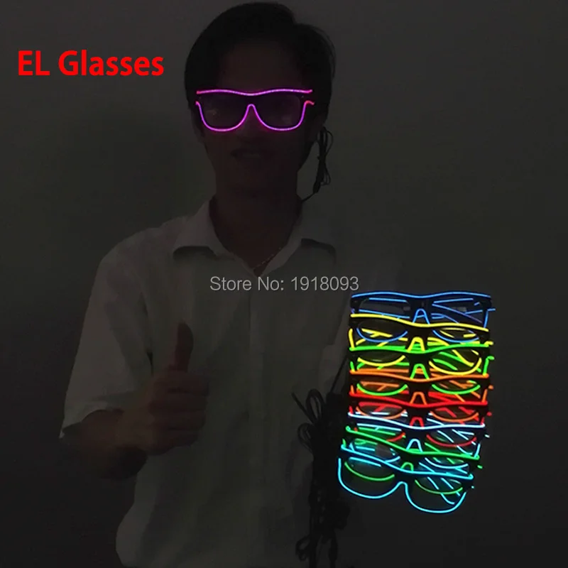 Новый дизайн 10 цветов звук активных EL провода Неон Светодиодные ленты