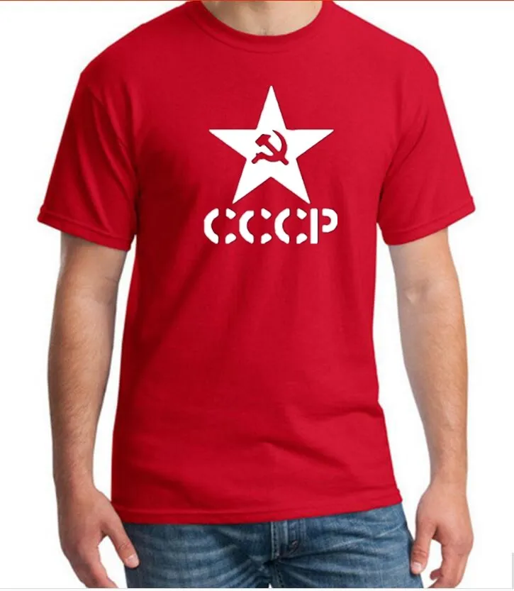 cccp Hot Sale Soviet Union Lenin Design Short Sleeve T-Shirt For Men Cotton T Shirt Hip Hop Camisa Masculina | Мужская одежда