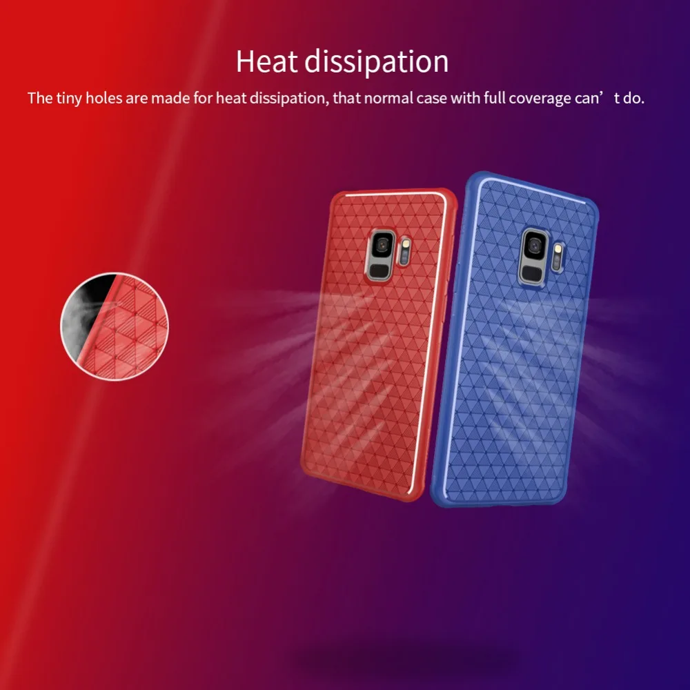 Чехол Nillkin для Samsung Galaxy S9 роскошная плетеная задняя крышка силиконовый чехол
