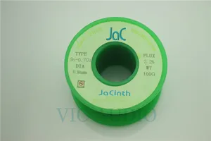 Лучшее качество бессвинцовый припой проволока 0,8 мм 1,0 мм Sn99.3Cu0.7 100 г ROHS неэтилированный припой Бесплатная доставка