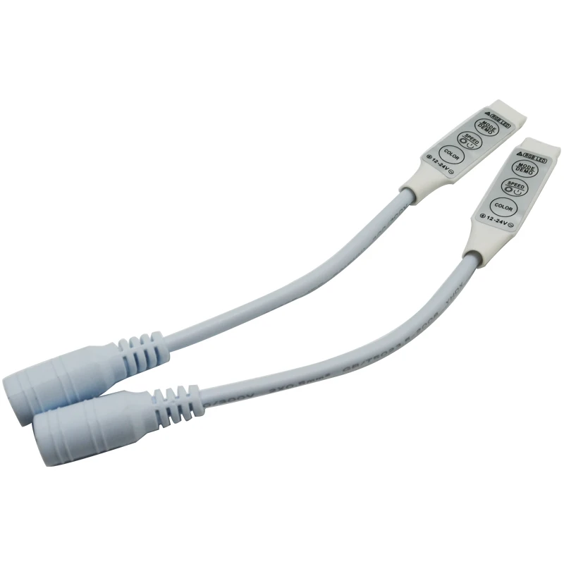 DC12V 24V 6A 3 клавиши мини RGB Led контроллер с разъемом постоянного тока для 5050 3825