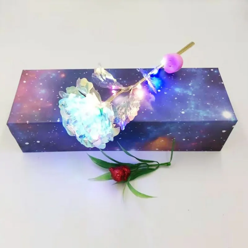 Valentine's Day Creative Gift 24K Foil Plated Rose Gold Lasts Forever Love Wedding Decor Lover Lighting | Дом и сад