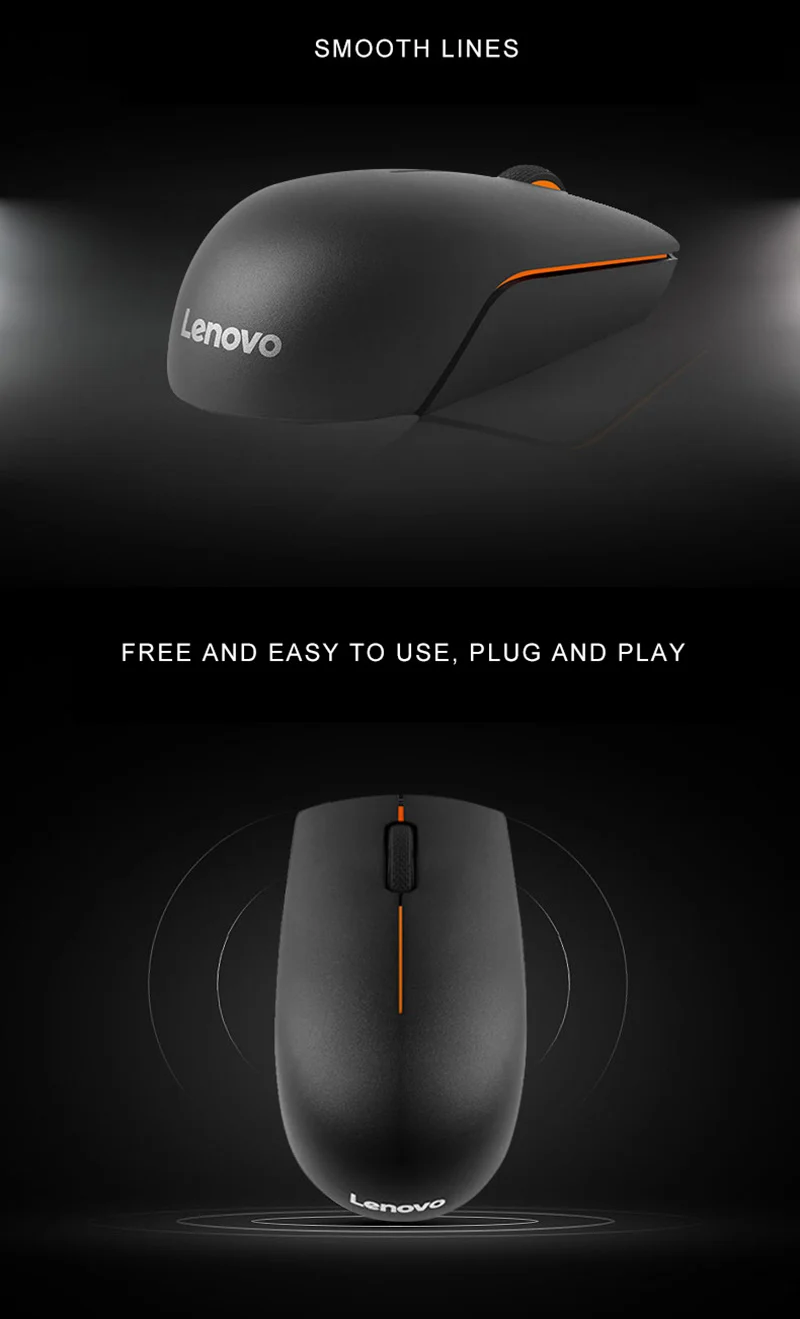 LENOVO N1901A L300 2,4 ГГц Беспроводная мышь USB 1000 dpi мыши ПК ноутбук Mac