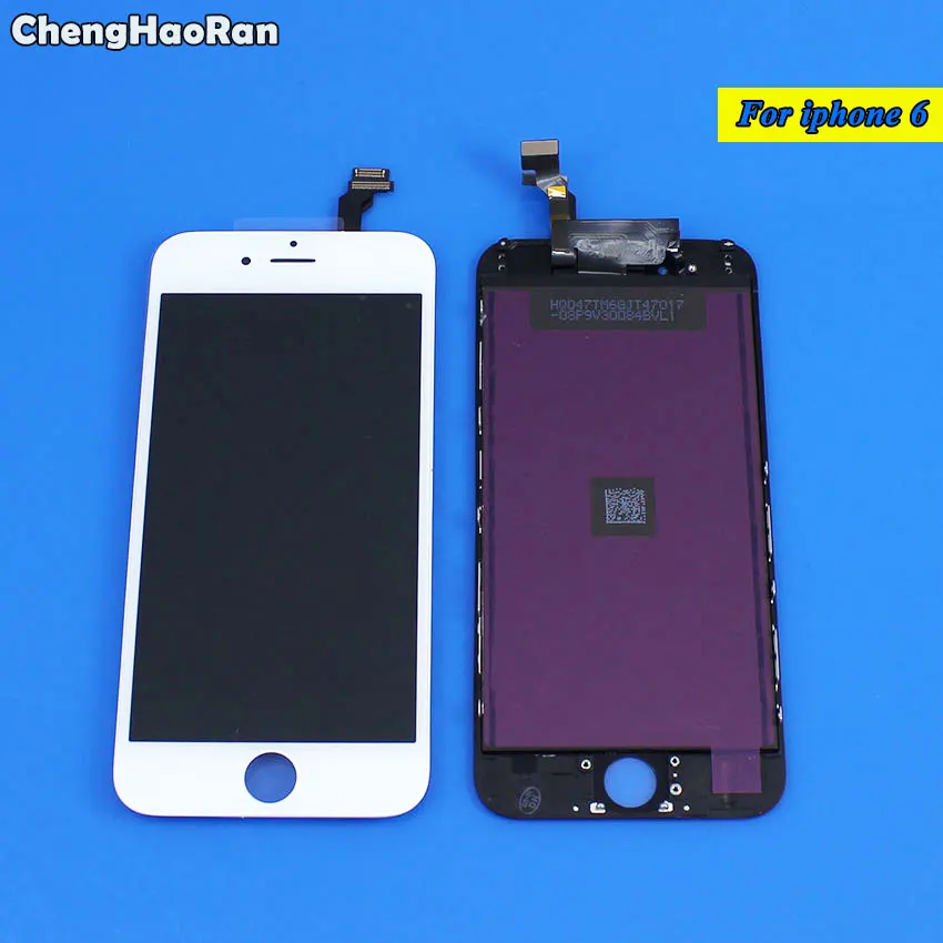 ЖК-экран ChengHaoRan для iPhone 5 5c 5s 6 6s plus 7 7plus 8 X дисплей с сенсорным стеклом замена
