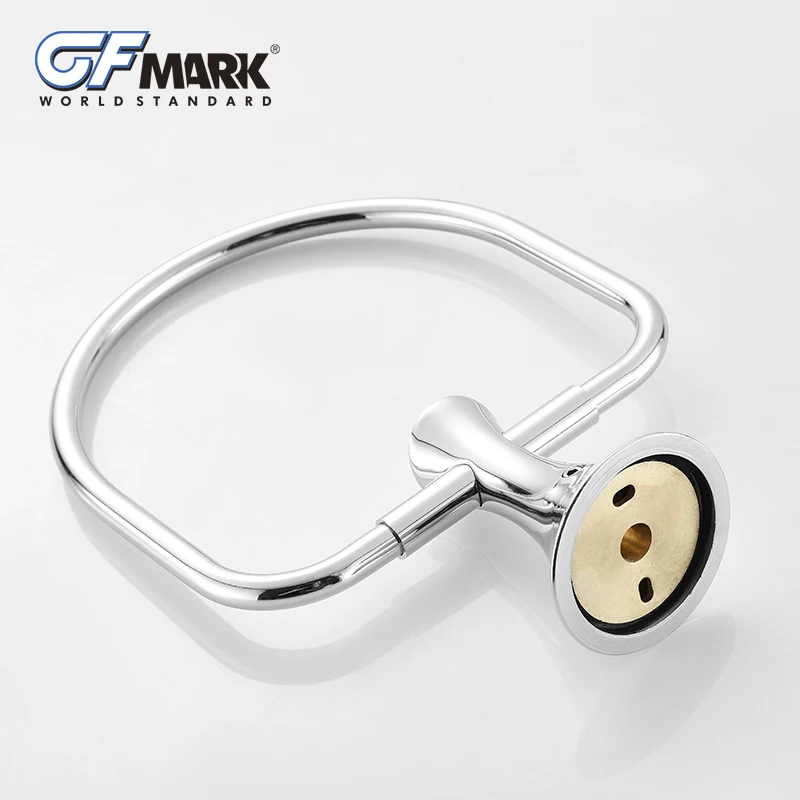 GFmark настенные кольца для полотенец хромированные вешалки туалетных держатели