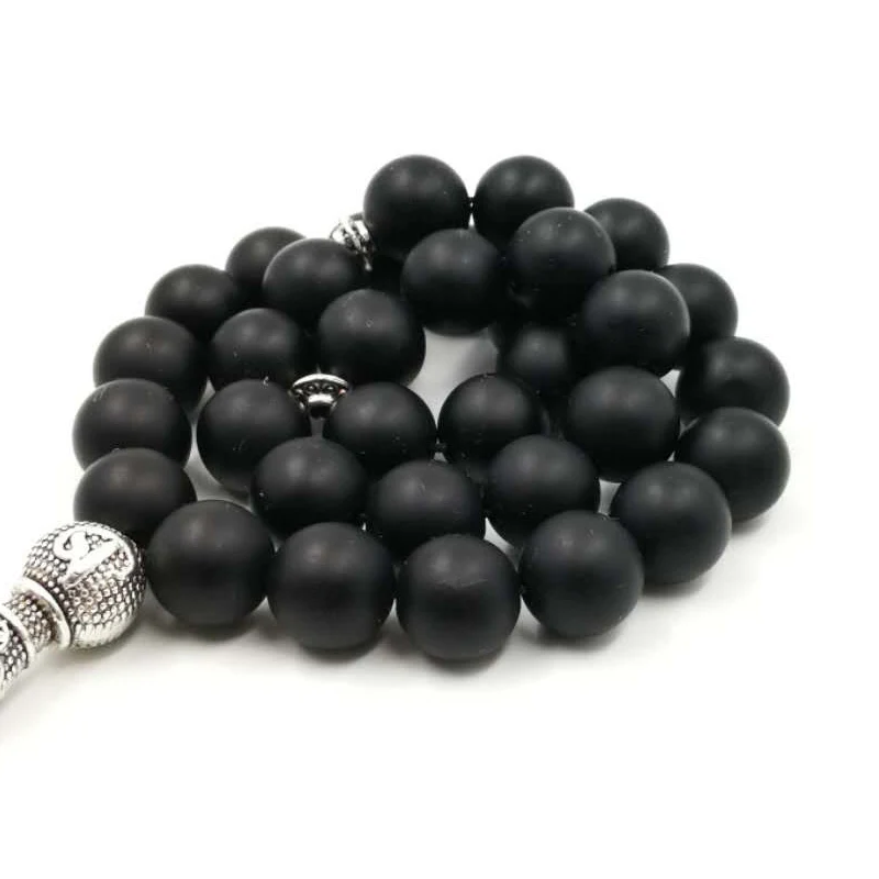 Четки из агата 33 Tasbih редкие Агаты четки с записывающими историческими