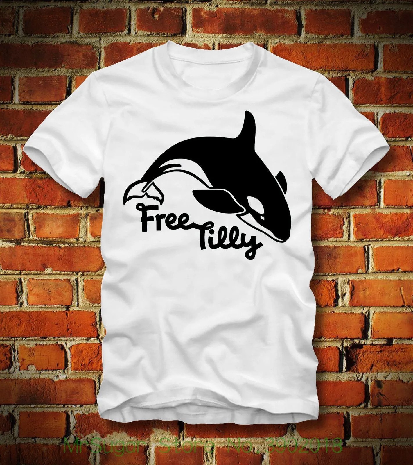 Boardrippaz футболка Orka Orca Killerwal Whale Killer Free Tilly Rettet Hai Robbe Повседневная с принтом|Мужские