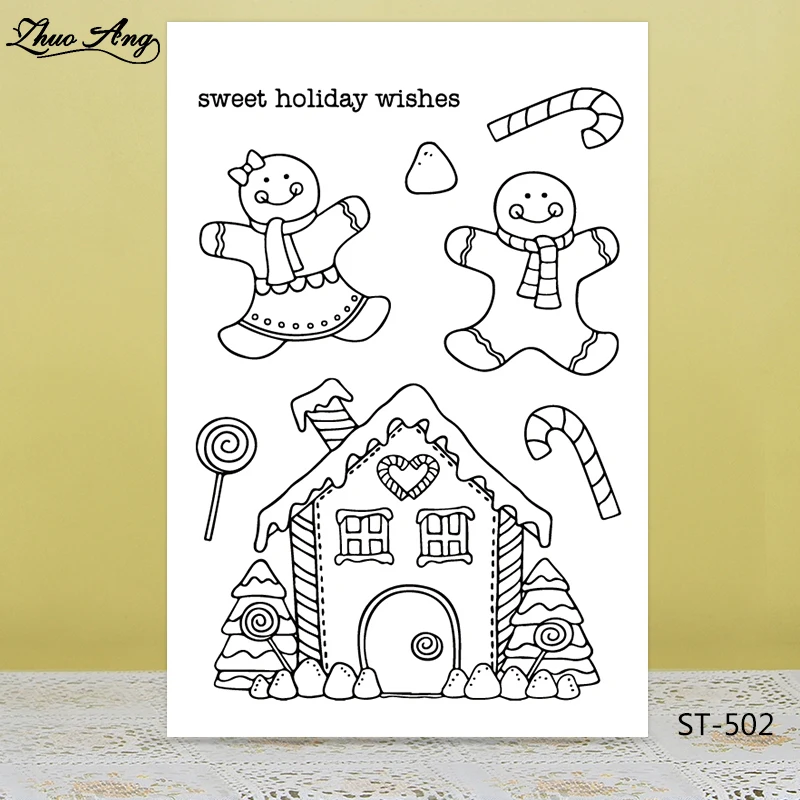 

ZhuoAng Happy clown Clear Stamp/Seal for DIY Scrapbooking/Photo Album Decorative Card Making Clear Stamps / Seamless Stamp