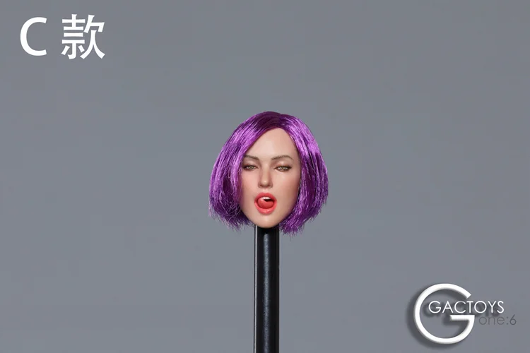 1/6 female head sculpt w/ tongue GC021 for 12&quot figure phicen hot toys kumik GACTOYS in stock | Игрушки и хобби