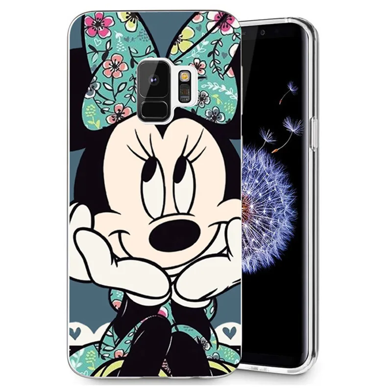 Для Samsung Galaxy S9 S8 Plus J7 J5 J3 S7 edge Note 8 J530F A3 A5 2017 TPU цветной мягкий чехол с рисунком Микки