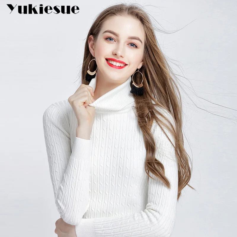 2017 winter Women Sweaters And Pullovers Female Wool Pullover Knitted skiny turtleneck women sweater pull femme hiver jumper | Женская