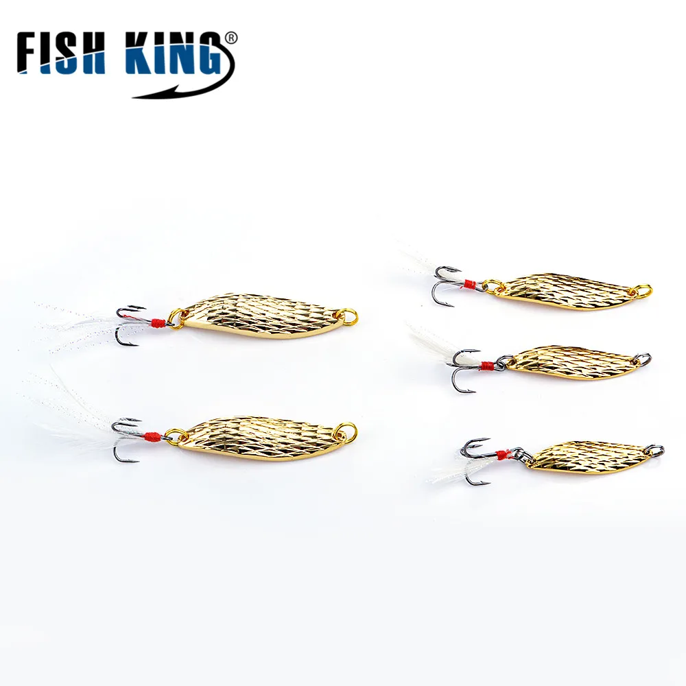FISHKING 1 шт. приманка в виде ложки искусственная-20 г металлическая рыболовная 2