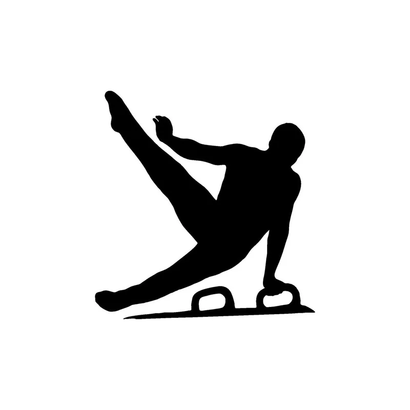11.4*12CM The Men's Gymnastics Vault Personalized Car Stickers Vinyl Decorative Accessories C7-0478 | Автомобили и мотоциклы
